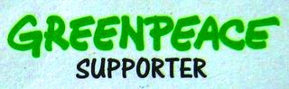 greenpeace supporter Supporter ID No 12568