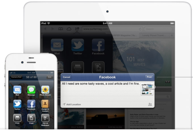 iOS 6 preview FB