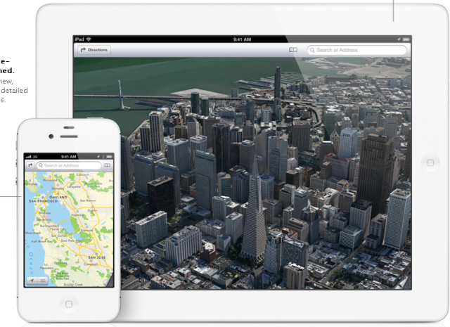 iOS 6 preview maps